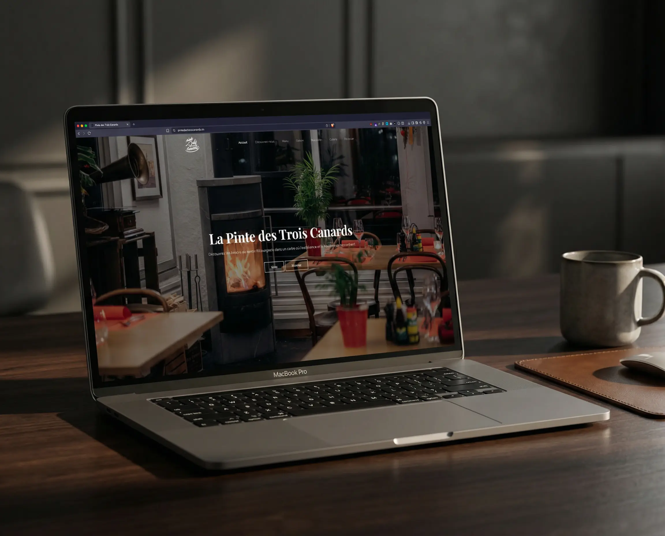 Site web de la pinte des trois canards